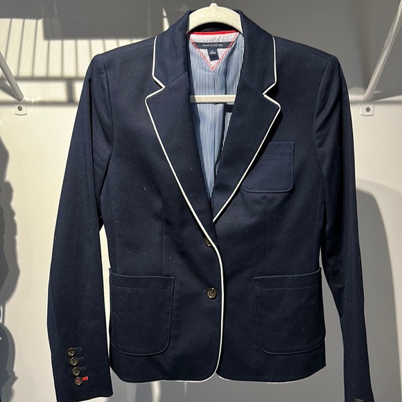 Tommy Hilfiger blue navy blazer size 6 new - Picture 1 of 3